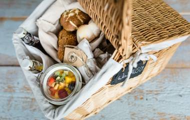 Frühstücks-Korb im Weingarten-Resort Unterlamm Loipersdorf 