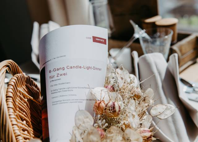 Dinner Gutschein im Weingarten-Resort Unterlamm Loipersdorf