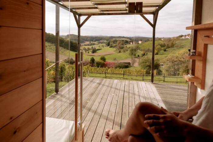 chalet-mit-privater-sauna-oesterreich-weingarten-resort