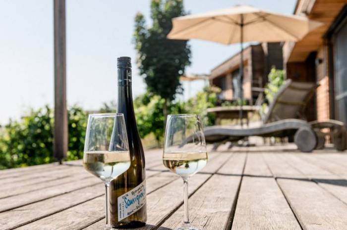 slow-travel-suedoststeiermark-weingarten-resort-chalet-terrasse-wein