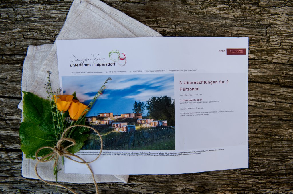 gutscheine schenken weingarten resort loipersdorf