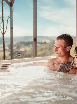 Chalet mit Whirlpool in der Steiermark Symbolfoto