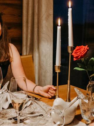 Vegetarisches Dinner für Zwei im kleinsten Restaurant Österreichs Symbolfoto