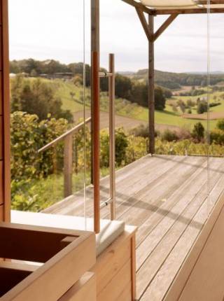 Ferienhaus mit Außensauna Symbolfoto