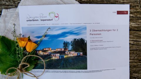 Gutschein für Kurzurlaub im Advent, Bild 1/1